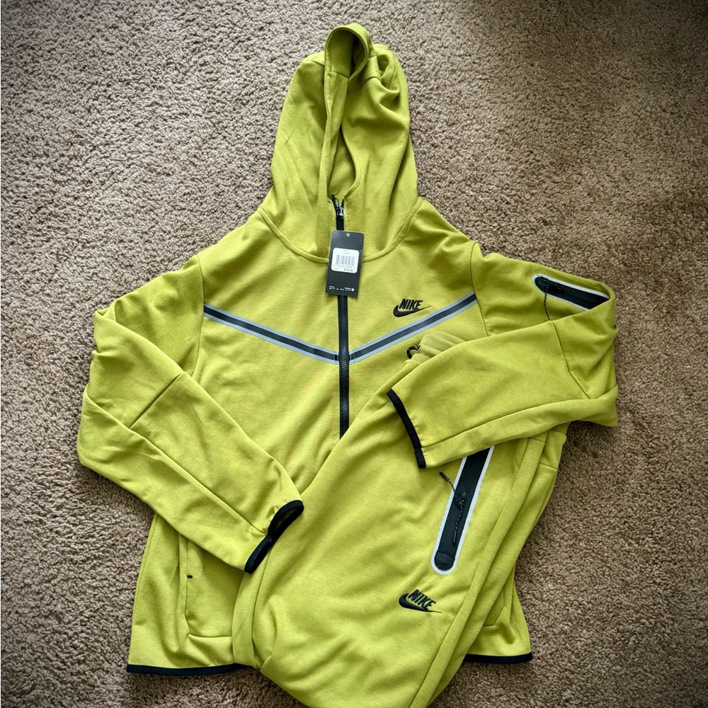 Nike Lime Green Hooded Jacket